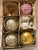 4 PCS Antique Blown Glass Christmas Balls For Sale - Image 4 of 5