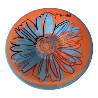 1990s Rosenthal Studio Line Andy Warhol Daisy Salad Plate 7.25” For Sale