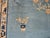 1900s Blue Medallion Antique Chinese Peking Rug 6'0" X 8'6" Handknotted Wool Carpet For Sale - Image 4 of 6