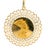 Metal Vintage Italian 18k Gold Nefertiti Egyptian Revival Pendant For Sale - Image 7 of 11
