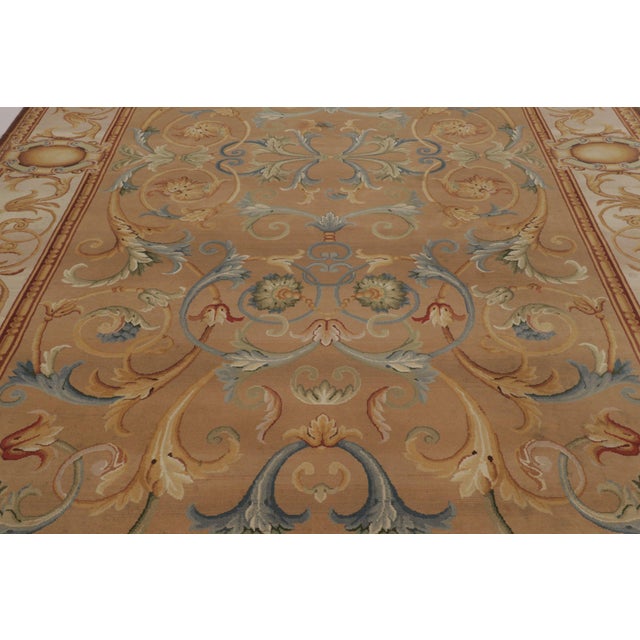 Rug & Kilim Rug & Kilim’s European-Inspired Rug With Colorful Acanthus Florals For Sale - Image 4 of 8