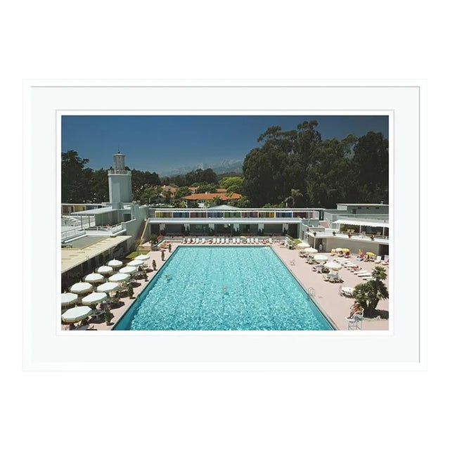 Monte Carlo Pool 1975 by Slim Aarons Framed C-Print For Sale