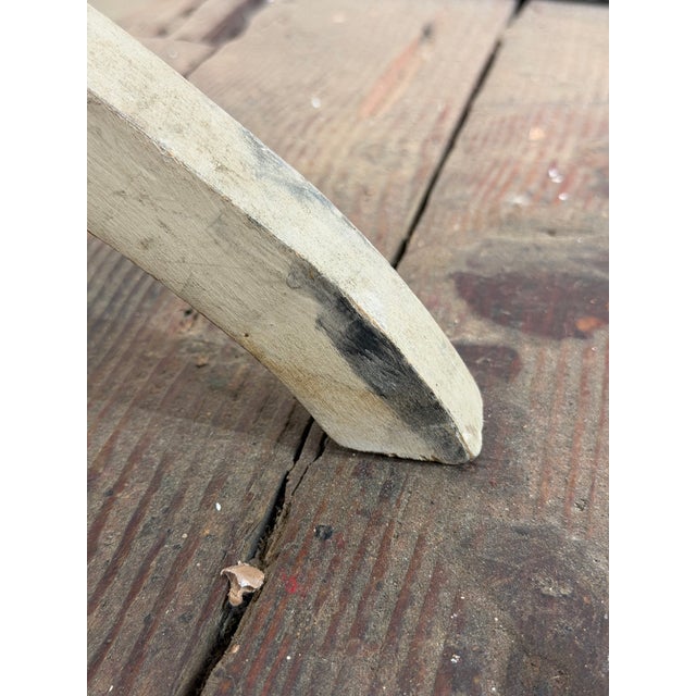 Antique Painted Pine Millner's Hat Rack For Sale - Image 11 of 12