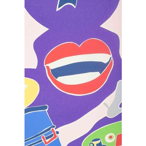 Tom Krøjer, Playful and Imaginative Composition, Color Lithograph on Paper, 1978 For Sale - Image 3 of 6