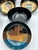This exceptional set of five Japanese lacquer soup bowls embodies the refined elegance and narrative artistry of...