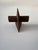 Metal Vintage Metal Wall Sconces with Rust-Like Patina, France, 1970, Set of 2 For Sale - Image 7 of 8