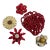 Eclectic Vintage Upcycled Crystal Jeweled Magnets, Set of Five For Sale