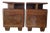 Art Deco Burl Bedside Tables, 1930, Set of 2 For Sale