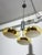 Metal Three-Light Chandelier with Murano Glass Diffusers, Italy, 1970 For Sale - Image 7 of 13