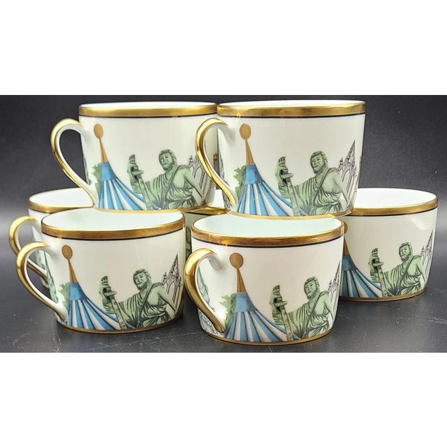 Vintage Metropoles Tea Cups - Set of 7 For Sale - Image 13 of 13