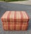 Modern Upholstered Rolling Ottoman With Two Matching Decorative Pillows For Sale - Image 4 of 7