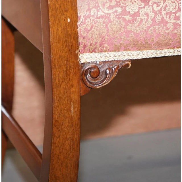 Solid Hardwood Dining Chairs with Claw & Ball Feet in the Style of Thomas Chippendale, Set of 8 For Sale - Image 11 of 18