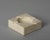 Mid-Century Italian Square White Travertine Marble Ashtray After Mannelli, 1970s, in None conditions. Designed 1970 to 1979