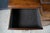 Mid Century Baker Georgian Mahogany Breakfront Bookcase Cabinet Bubble Glass, Attributed For Sale - Image 6 of 18