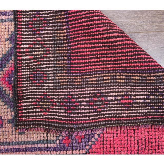Textile 1970s Turkish Handmade Wool Runner Rug For Sale - Image 7 of 8