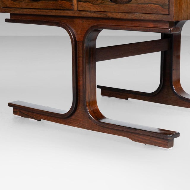 Brown Mod. 544 Bedside Tables by Gianfranco Frattini for Bernini, 1960, Set of 2 For Sale - Image 8 of 16
