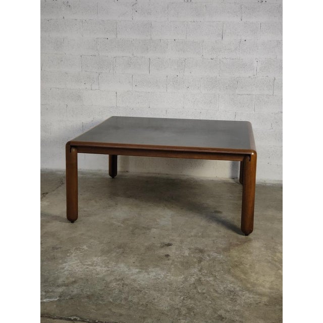 Model 781 Square Dining Table in Walnut by Vico Magistretti for Cassina, 1960s For Sale - Image 12 of 17