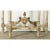 French 19th Century Louis XVI Style Carved Demilune Console For Sale - Image 9 of 12