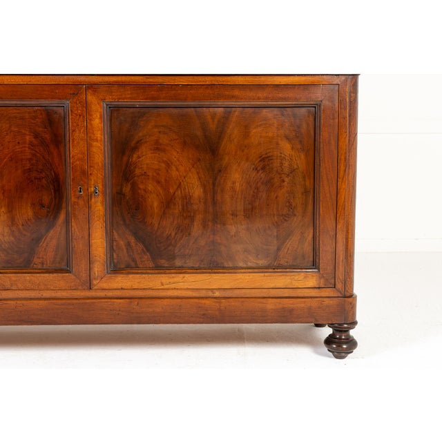 Large Antique Italian Walnut Bookcase, 1800s For Sale - Image 10 of 12
