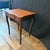 Brown Antique French Louis XV Walnut Side Table or Petite Desk For Sale - Image 8 of 10