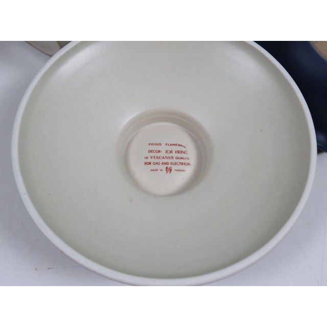 1970s Vintage Norwegian Ceramic Cookware Set by Turi Design, 1970s, Set of 3 For Sale - Image 5 of 12