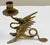 Figurative Vintage Brass Griffin Motif Candlestick Holder For Sale - Image 3 of 10