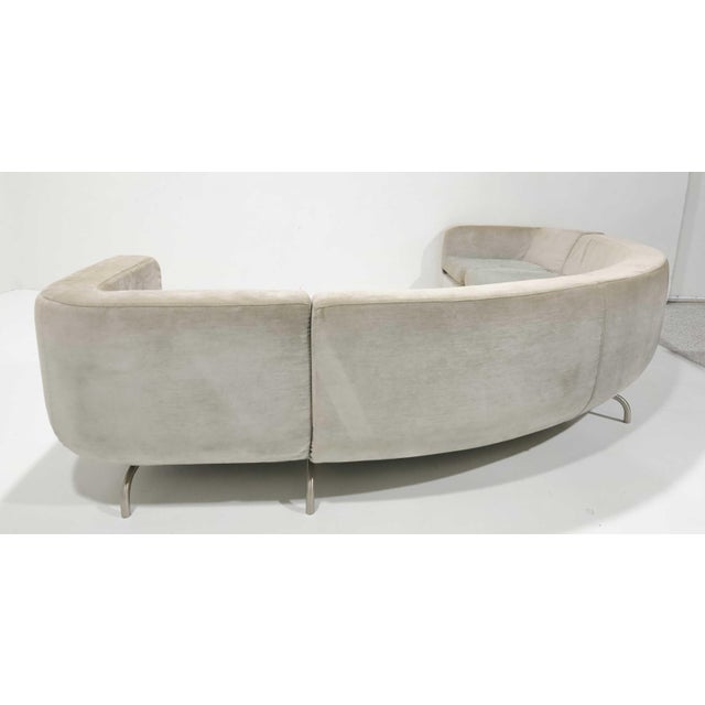 Mid-Century Modern Minotti "Dubuffet" Sectional Sofa With Three Sections For Sale - Image 3 of 5