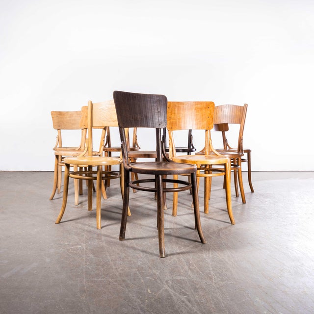 Bentwood Debrecen Panel Back Dining Chairs, 1940s, Set of 4 For Sale - Image 18 of 18