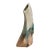 Monumental 20" Tony Evans Signed Raku Studio Pottery Vase - Ancient Sands Biomorphic Wing Sculptural Vessel For Sale