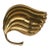 Italian Modernist Tommaso Barbi Brass Light Wall Sconce For Sale