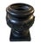 2000 - 2009 Vintage Hollywood Regency Style Black Resin Acanthus Leaf Cachepot Urn For Sale - Image 5 of 12