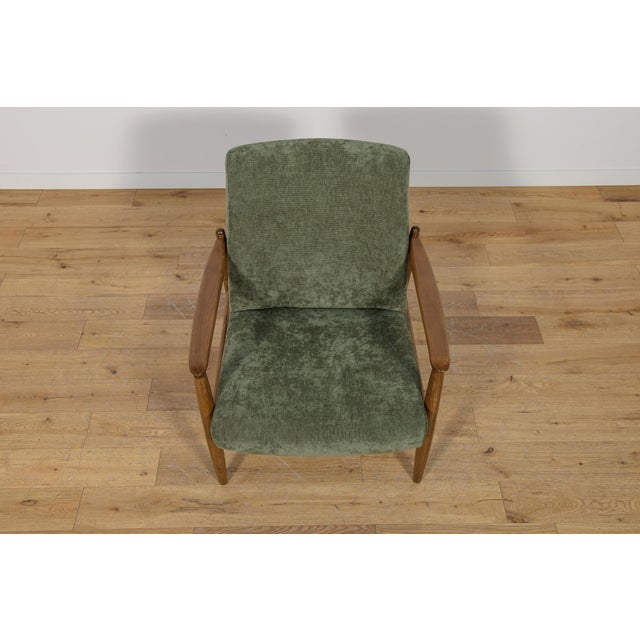 Set of Mid-Century Modern GFM-64 Chairs by Edmund Homa for Gościcińskie Furniture Factory, 1960s For Sale - Image 15 of 18