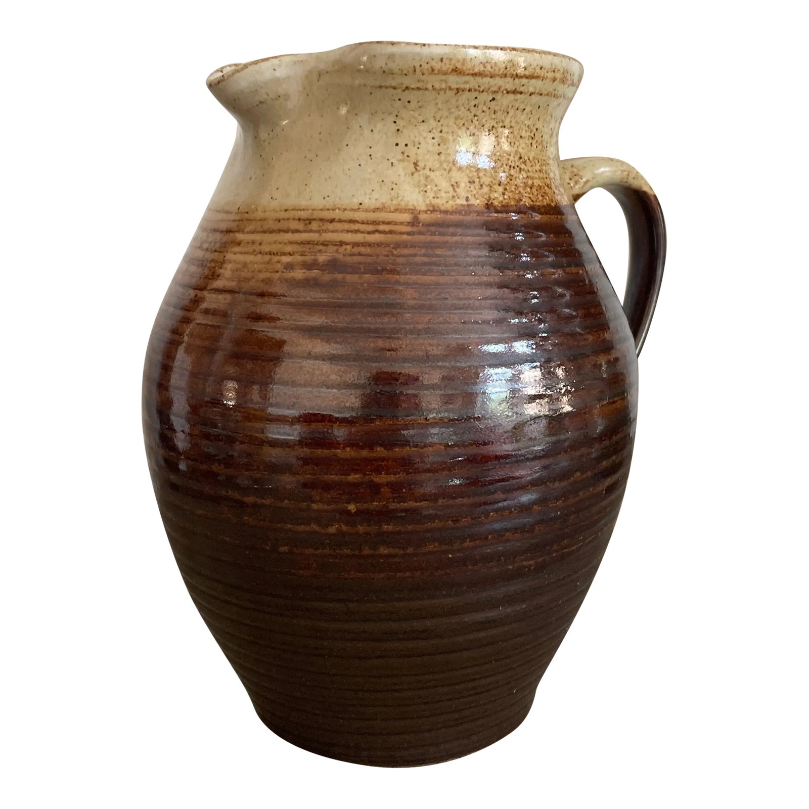 1950s Arts and Crafts Vase/Pitcher. | Chairish