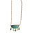14k Gold Australian Opal Necklace With Emeralds & Diamonds For Sale - Image 12 of 12