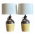 Mid 20th Century Jug W/Loop Lamps, a Pair For Sale