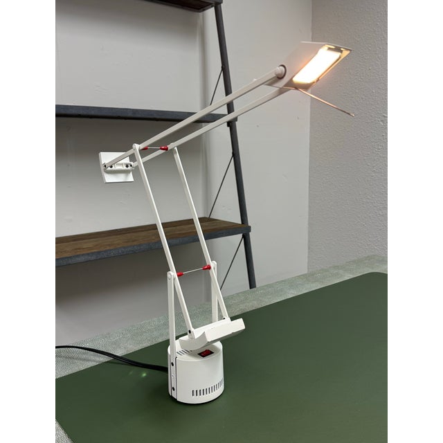 Design Plus Gallery presents the Tizio Micro Task Lamp by Richard Sapper for Artemide. This compact white task lamp...
