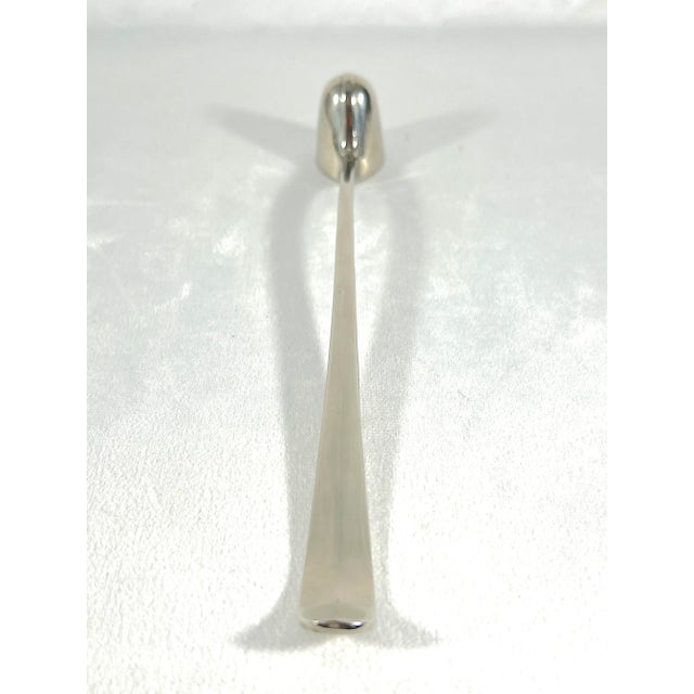 Mid 20th Century Old English High Quality Silver Plate Candle Snuffer or Douter For Sale - Image 5 of 7