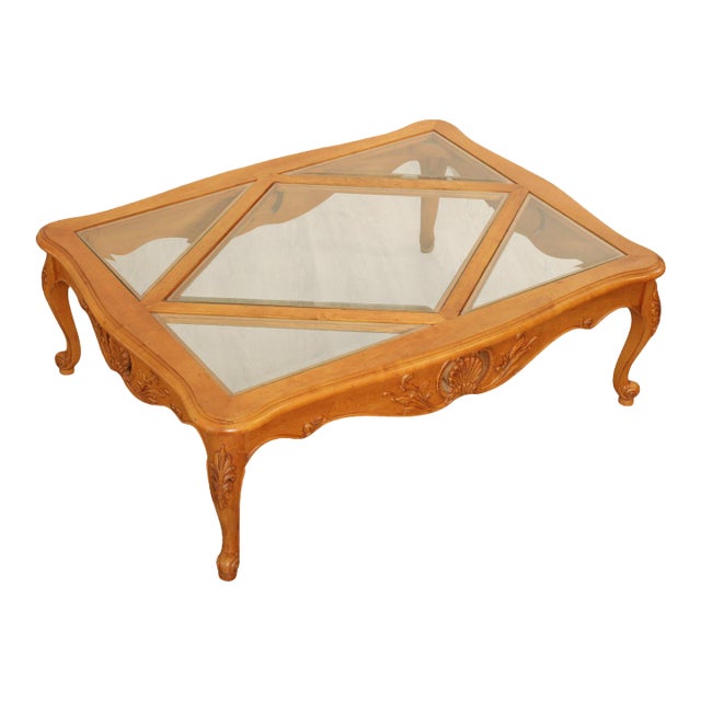 Ethan Allen Legacy Collection French Louis XV Style Coffee Table For Sale