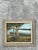 American Vintage Original Lakeside Oil on Canvas For Sale - Image 3 of 12