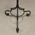 Metal Wrought Iron Floor Lamp For Sale - Image 7 of 9