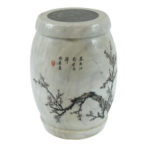 Late 20th Century Chinese Marble Stand / Side / Table