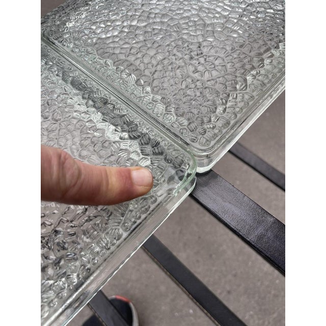 Stitched Leather Cocktail Table by Jacques Adnet, 1950s For Sale - Image 13 of 16