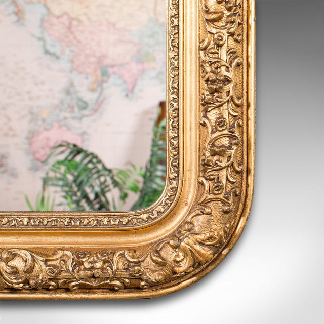 Early 19th Century Small Antique Hall Mirror, English, Gilt Gesso, Vanity, Wall, Georgian, C.1800 For Sale - Image 5 of 7