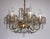 Brass Lead Crystal 24K Gold-Plated Six-Light Chandelier from Sölken Leuchten, 1970s For Sale - Image 10 of 12