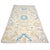 Turkish 21st Century Turkish Oushak Wool 3x6 Ivory, Yellow & Blue Handmade Runner Rug #1144167 For Sale - Image 3 of 12