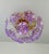 1990s Vintage Prismatic Sputnik Chandelier Mid-Century Modern Sputnik Flush Mount Purple Diamond-Cut Glass Lighting For Sale - Image 5 of 12