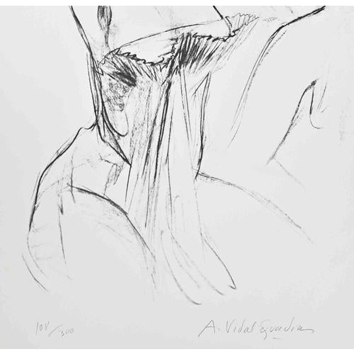 Lithograph on paper realized in 1960s. Hand signed and numbered in pencil. Edition of 300. Excellent condition. This piece...
