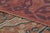 Textile Vintage European Rug in Orange, Blue and Ivory Geometric Pattern - Rug & Kilim For Sale - Image 7 of 7
