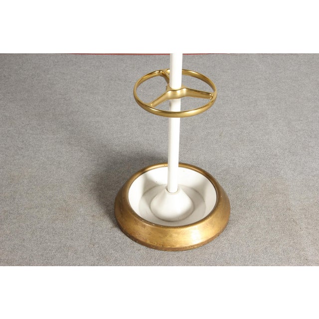 Mid-Century Modern Vintage Freestanding Coat Rack in the style of the United Workshops Munich, 1960s For Sale - Image 3 of 9