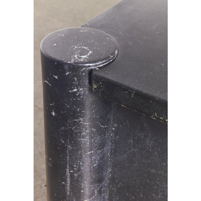 Jumbo Model Black Marble Coffee Table by Gae Aulenti for Knoll For Sale - Image 9 of 18